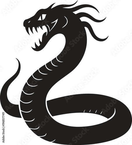 A stylized black and white illustration of a large grizzly bear standing within a circular frame