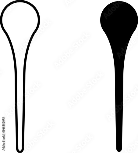 Spoon icon vector concept for web or mobile apps. Gestura, Slotted, Wooden, Dinner, Serving, Steel, Table, Dinner spoons, Spoon set, Perfect spoon