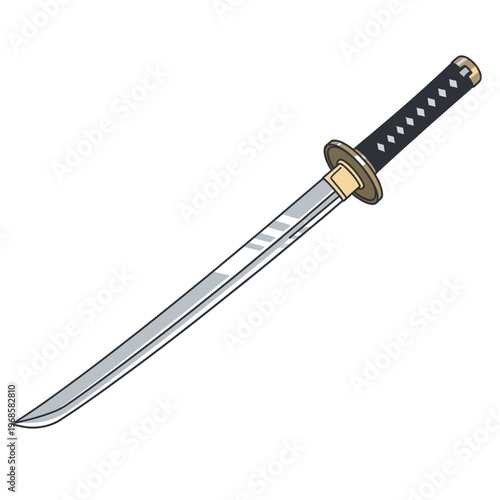 Samurai Katana Sword - Japanese Traditional Weapon