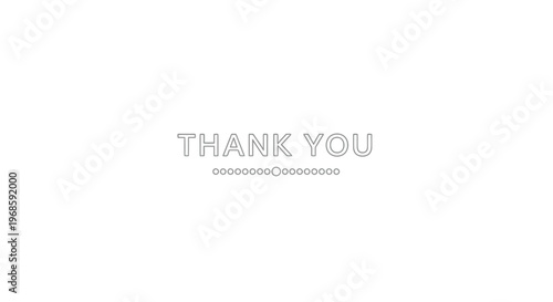 A simple thank you note background.