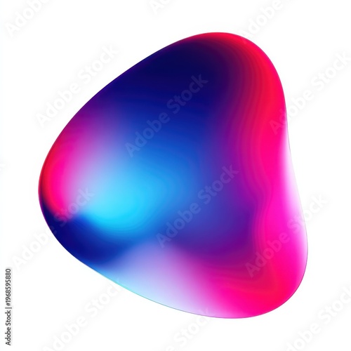 Abstract colorful gradient blob shape background modern art design element liquid irregular form vibrant fluid smooth color blending for creative projects website social media graphic design branding