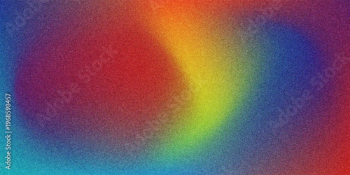 Smooth and blurry colorful gradient mesh background. Modern bright rainbow colors. Easy editable soft colored vector banner template. Premium quality