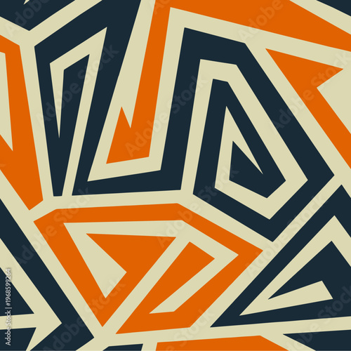 geometric angular seamless pattern abstract background