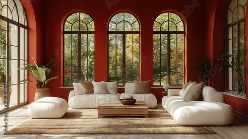 Modern living room interior design