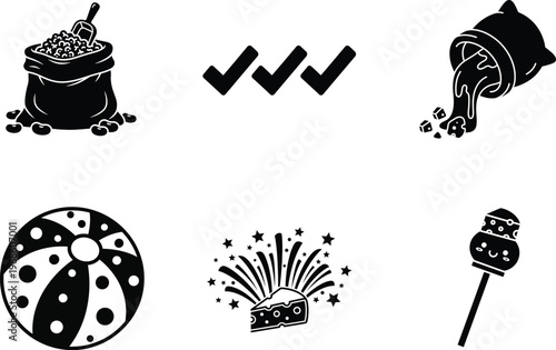 Cheese Day Fun Elements Set