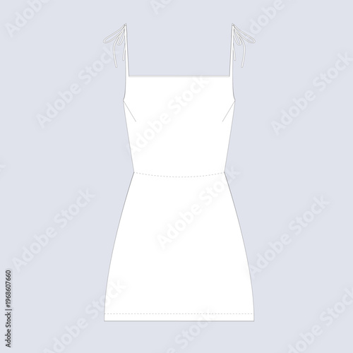 Strap Detail Mini Womens Dress