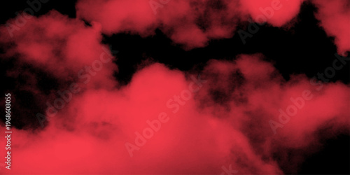 Abstract Watercolor red grunge background painting. Beautiful stylist modern red texture background. Gothic Red Cloud Texture with Dense Black Smoke Elements.  Wide banner. Fantastic mystical night 