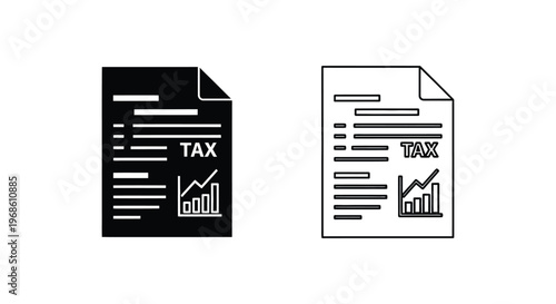 Tax Filing Strategies & Deductions Guide Vector