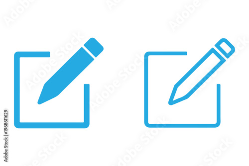 Konstfotografi edit pen icon set