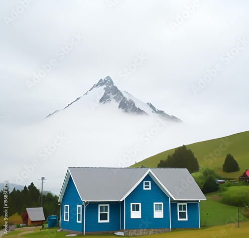 house in the mountains
