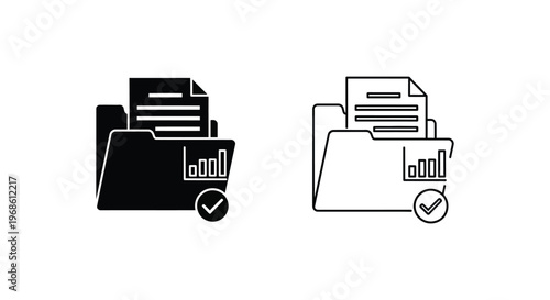 Organize Files & Docs: Digital Folder Management Solutions Vector