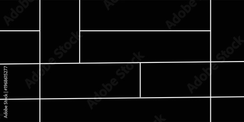 Template photo collage vector 8 pictures. Blank style moodboard, album, photo frame mockup for memory and portfolio.