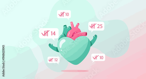 Heart Health Tally: Counting Beats and Well-being