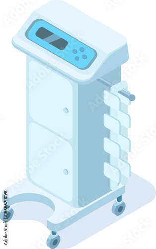 Medical equipment cart providing healthcare technology solutions