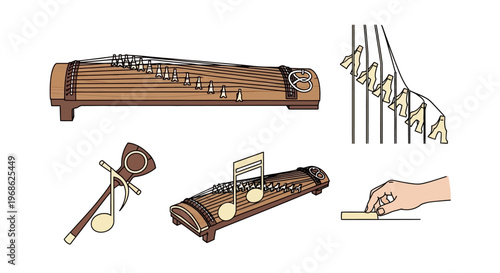 Khlui Thai traditional woodwind instrument.