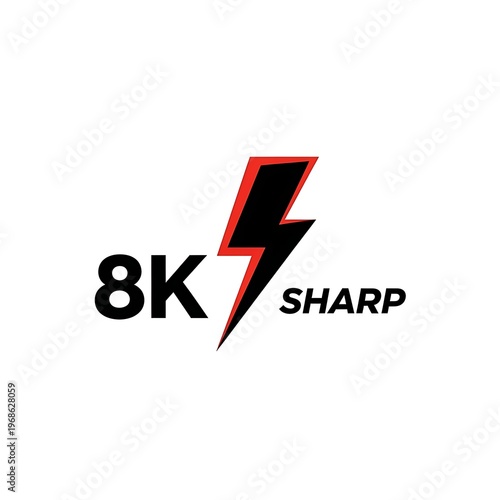Free Download 8K Sharp Lightning Logo – High Resolution Power Technology Icon Design - GFXLoad