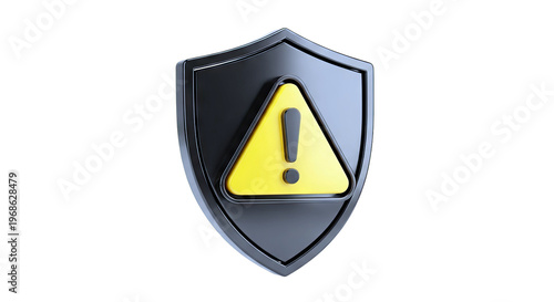 3D Shield with Warning Symbol Free Download 3D Shield with Warning Symbol - GFXLoad
