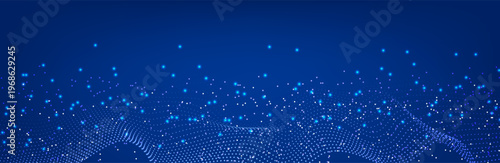 Abstract blue wave lines with glow effect. luxury items.  vector illustrator. Abstract Segwit. sound wave Connecting dots and lines. Business presentation background. 