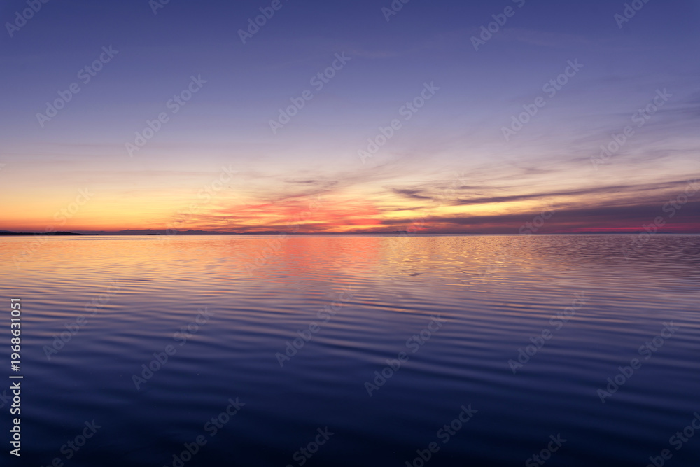 Obraz premium sunset over the sea