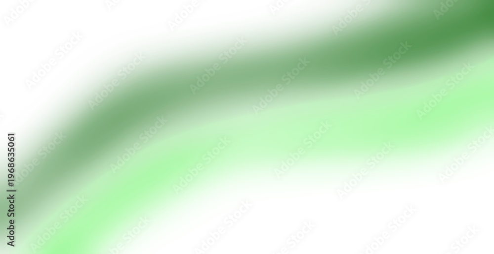 Obraz premium Abstract vintage green gradient waves flow softly. Muted tones create nostalgic feel. Clean white background enhances minimal elegance.