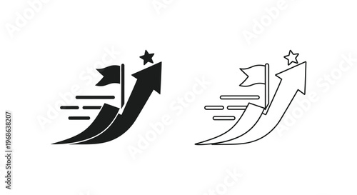 Boost Performance: Growth & Success Strategies Guide Vector