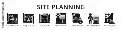 Site Planning Complete Construction Project Setup from Blueprint and Floor Plan to Budget Schedule and Site Inspection