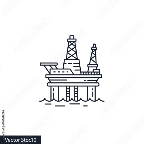 Offshore Oil Rig Platform Structure 1.
