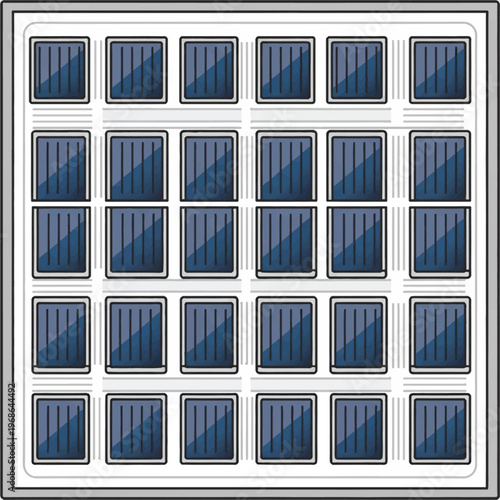 Sheet of blank blue labels.