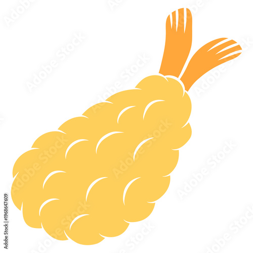 Illustration of a Tempura Shrimp