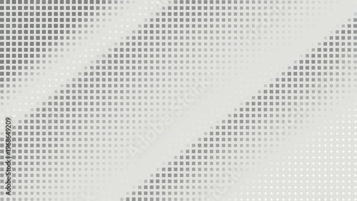 Gray Square Halftone Abstract Geometric Background Modern Template