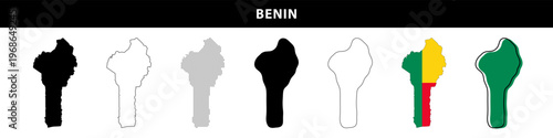 Map of Benin