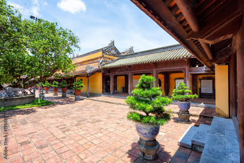 Wallpaper Mural Inner Courtyard and Portico in Hue Torontodigital.ca