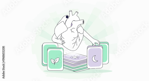 Heart Tarot Cards Reading, Intuition and Love