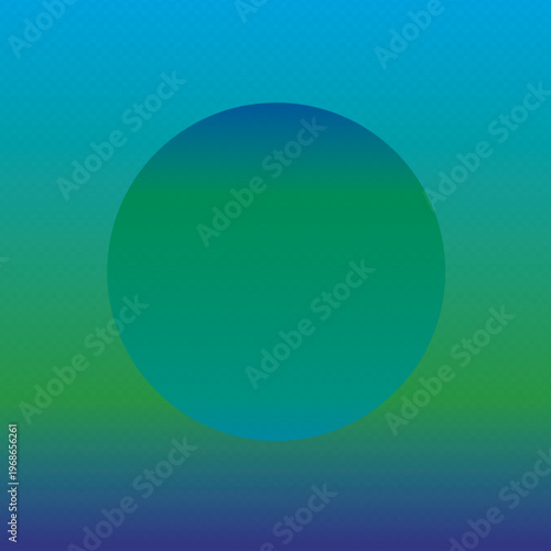 Karofenster Spiegel blau grün