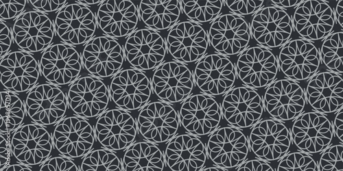 Luxury seamless ornate pattern - grid gradient texture.
