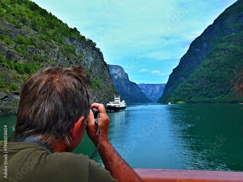 Norway - view of the Naeroyfjorden