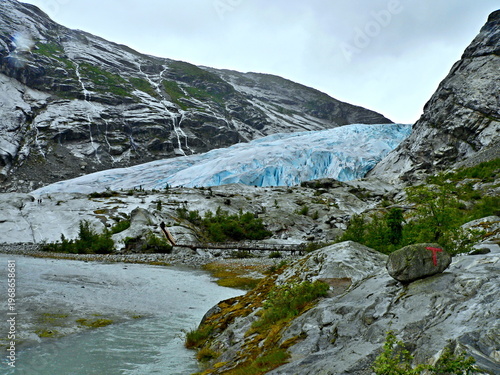 Norway - view of the glacier Nigardsbreen