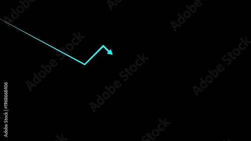 Cost reduction business finance idea on the transparent background. Motion graphics of budget management and cost management concept. 4k video animation 4k video...