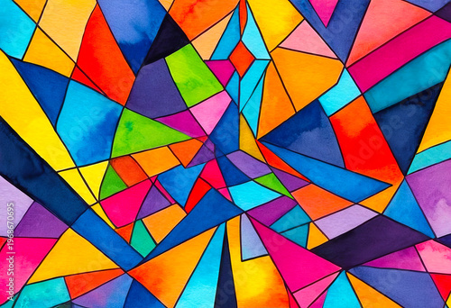 Bright abstract background with multicolored pattern