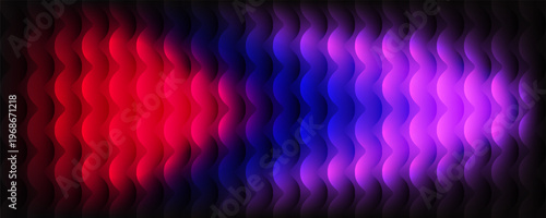 Abstract Glassy Purple and Blue Gradient Light on Dark Background