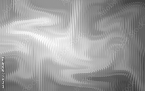Obraz na płótnie A gray metallic background with wavy lines and a reflective light effect, ideal for use in design, marketing, and advertising materials