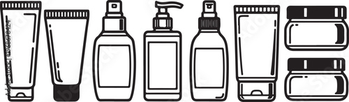 A diverse collection of vintage and modern handbags and purses Vector