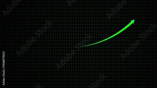 abstract arrow icon animation 4k video...