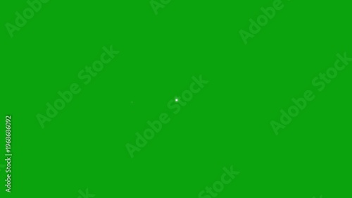 Twinkle star 2d  flash FX explosion element effects, vector, doodles style stars blinking effects green screen. Glowing sparkle stars effect 4k thunder boom blast, shiny effects