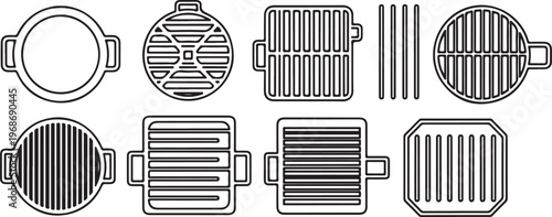 Various mechanical components including springs, washers, seals, and fasteners Vector