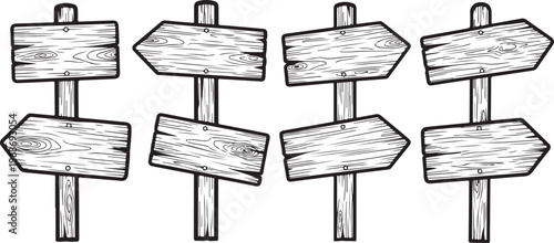 Illustration of different furniture assembly stages and types Vector