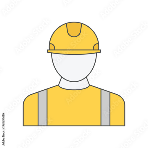 construction worker vector illustration