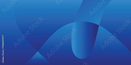 Blue Abstract Fluid Wave Background with Gradient Layers, Smooth Curved Shapes and Minimal Modern Style, Perfect for Website Headers, Banners, Presentations and Corporate Use