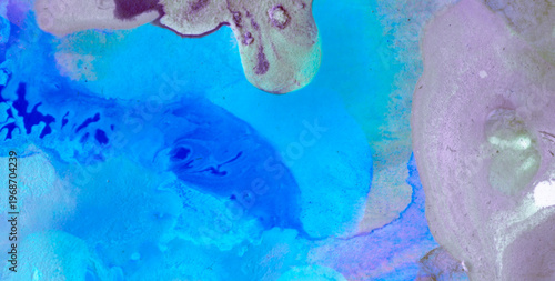 A Creative Combination of Dirty Parchment and Liquid Art