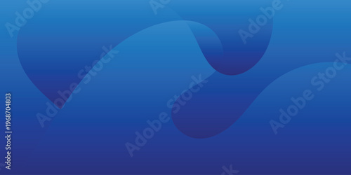 Blue Abstract Fluid Wave Background with Gradient Layers, Smooth Curved Shapes and Minimal Modern Style, Perfect for Website Headers, Banners, Presentations and Corporate Use
